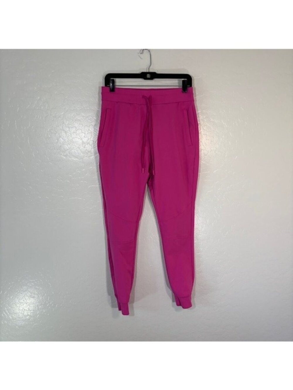 BuffBunny Jogger Pants Womens Large Pink Gym Athleisure Stretch